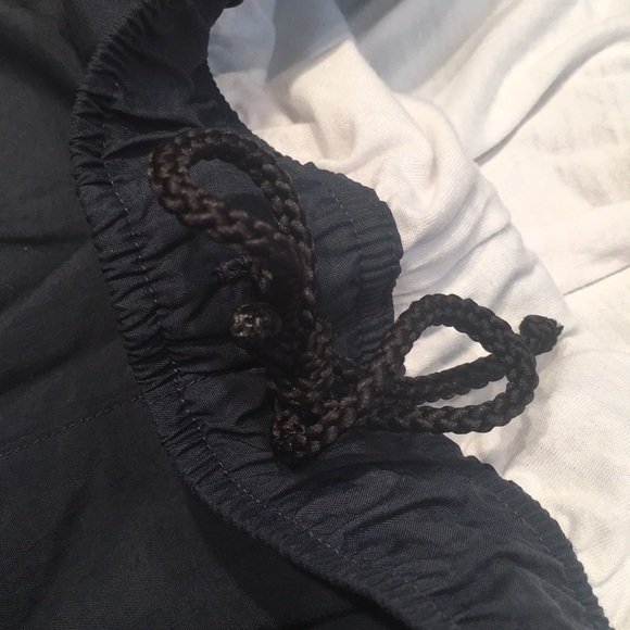 Sports Authority Dark Blue White Stripe Snap Button Track Pants - Picture 3 of 5